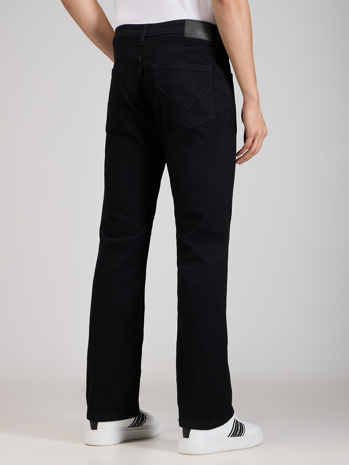 Image of Pepe Jeans Boot-Leg Men Black Jeans