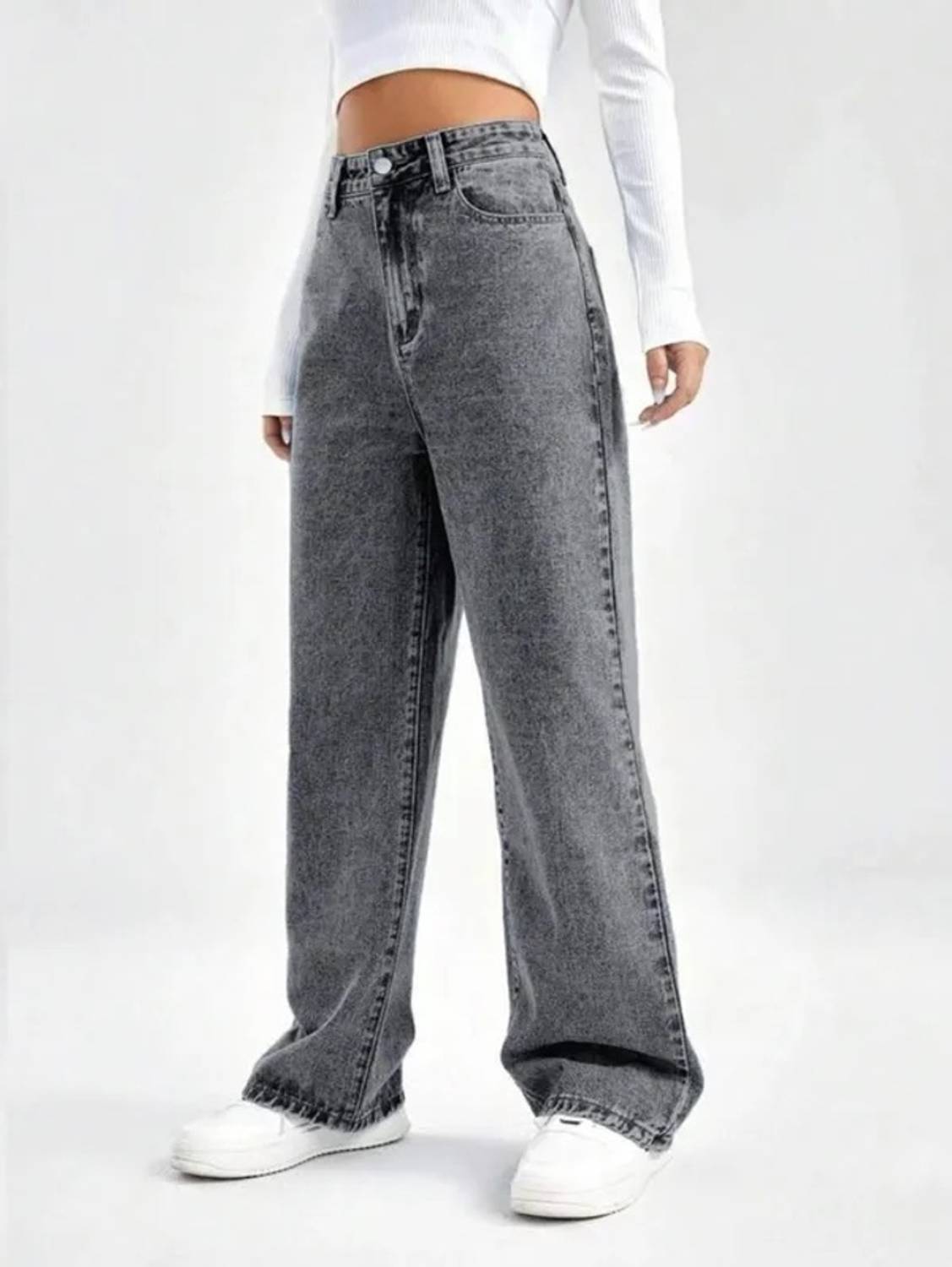 GMD Boyfriend Women Dark Grey Jeans