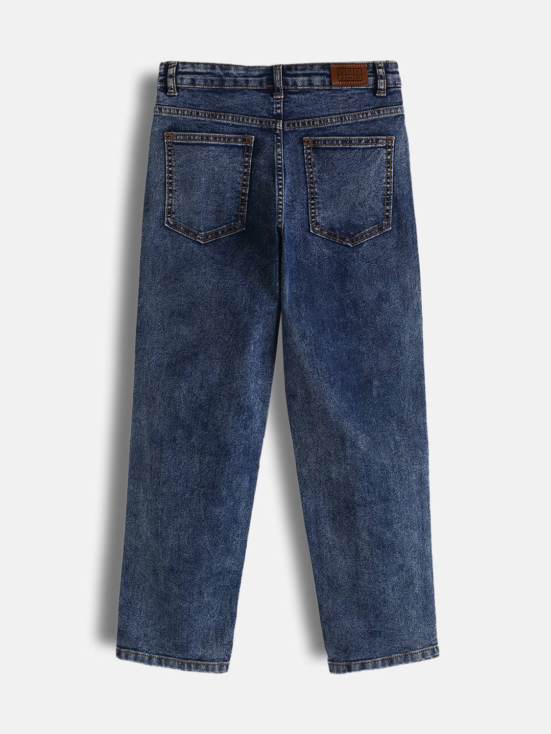 Urbano Juniors Loose Fit Boys Dark Blue Jeans - Image 2