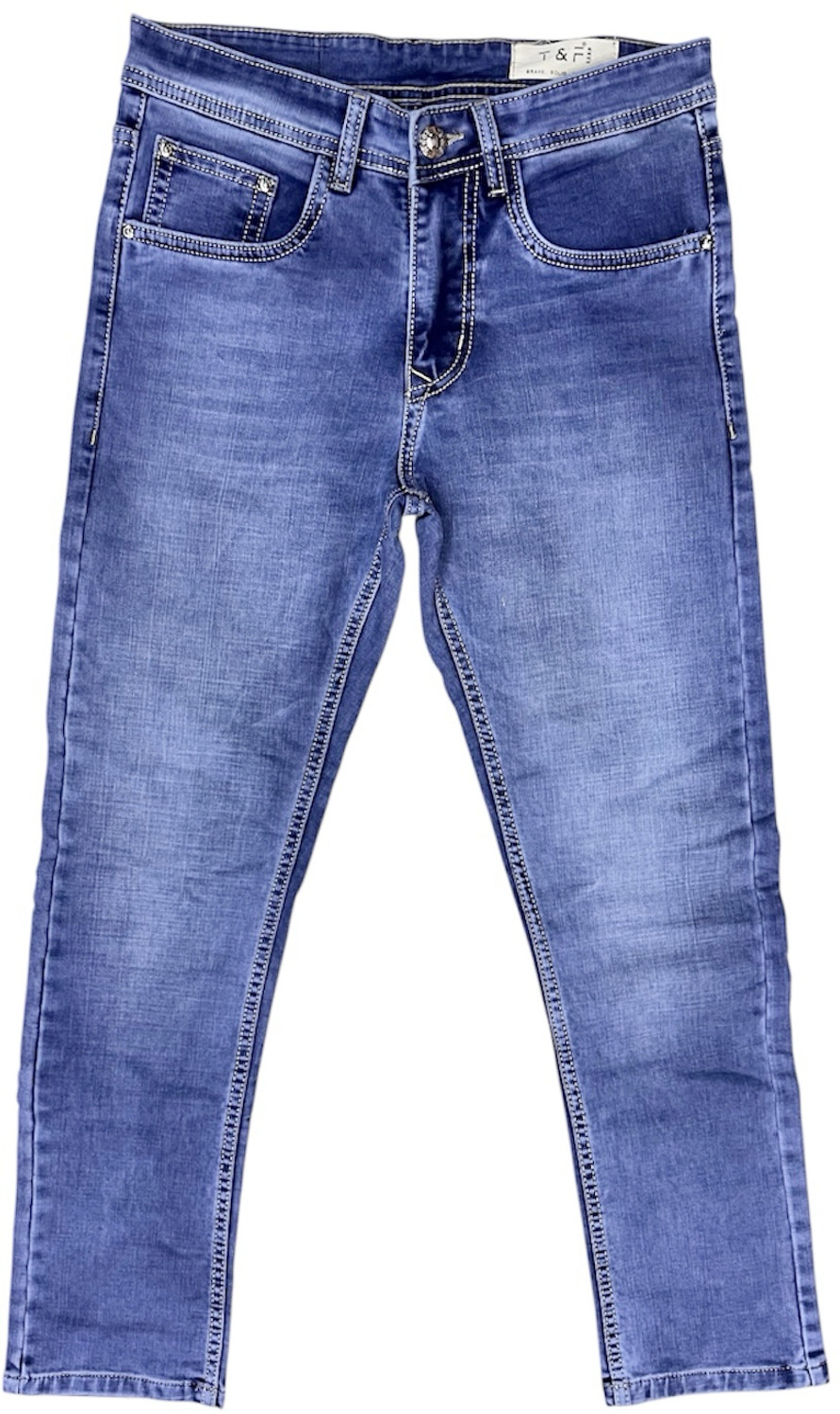 Image of T&F X.D.N.M Slim Men Blue Jeans