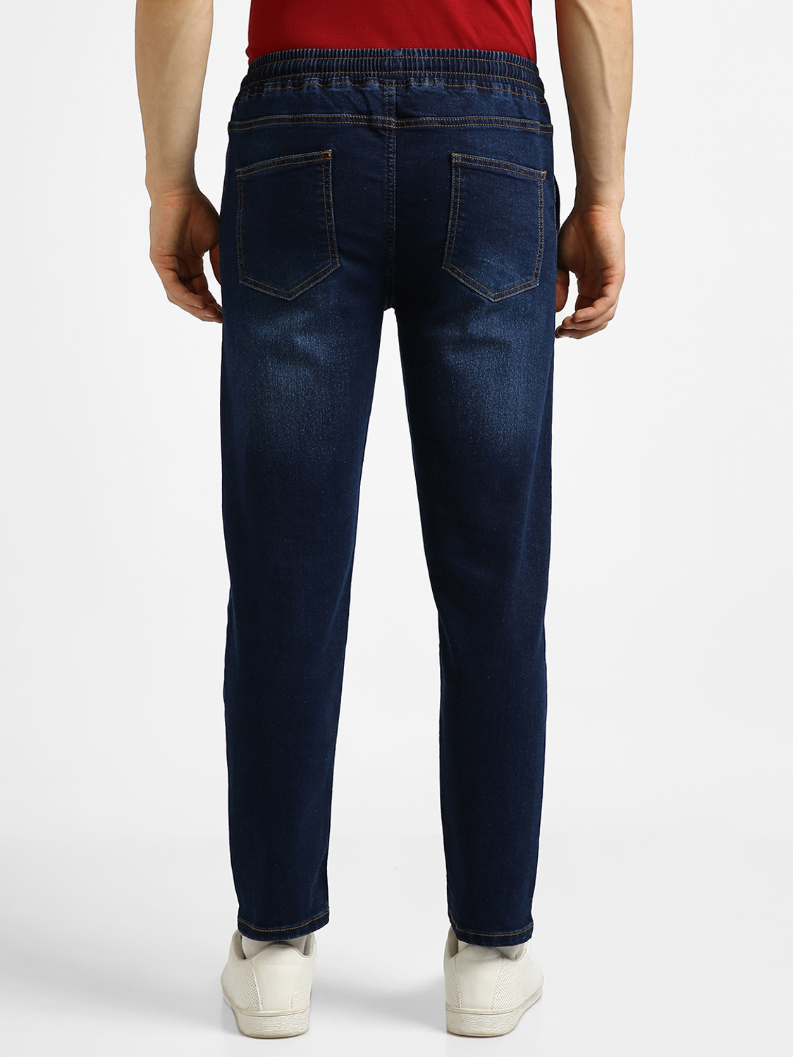 Image of Urbano Fashion Jogger Fit Men Dark Blue Jeans