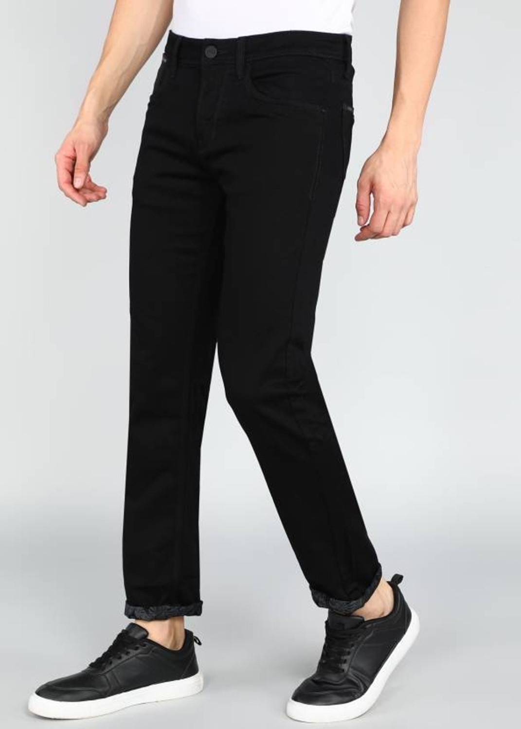 Image of INTEGRITI Slim Men Black Jeans