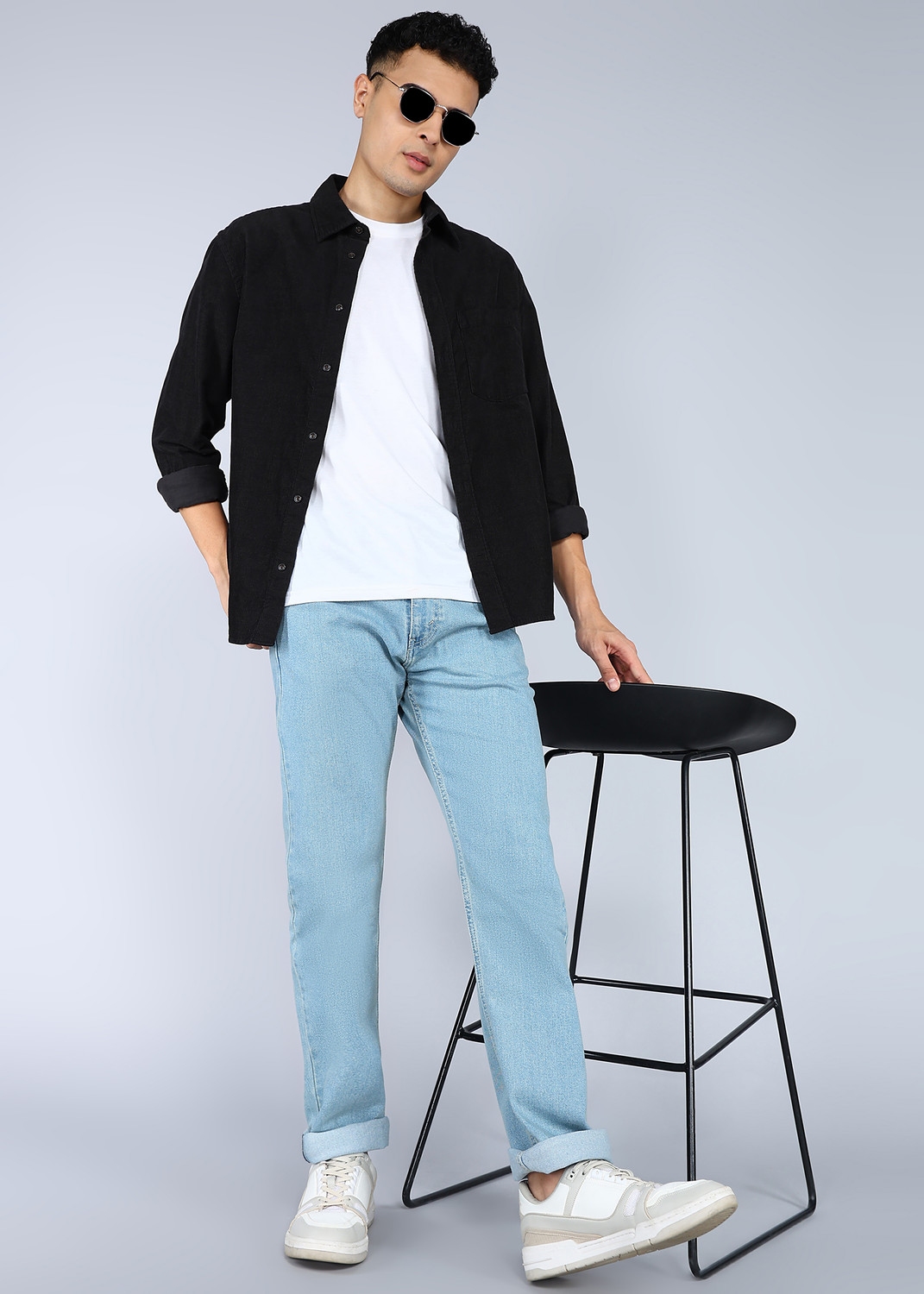 Image of LEVI'S Straight Fit Men Light Blue Jeans