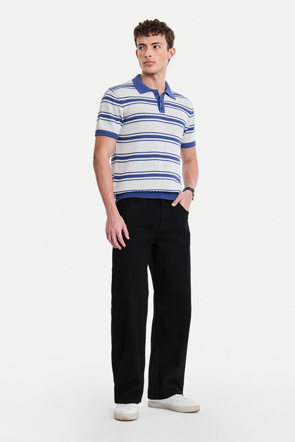 Image of Snitch Loose Fit Men Black Jeans