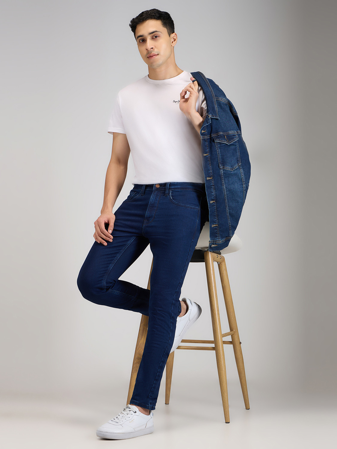 Image of Pepe Jeans Slim Men Blue Jeans