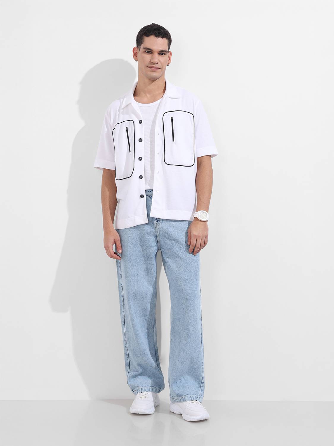 The Indian Garage Co. Men Blue Jeans Relaxed Fit - Image 2