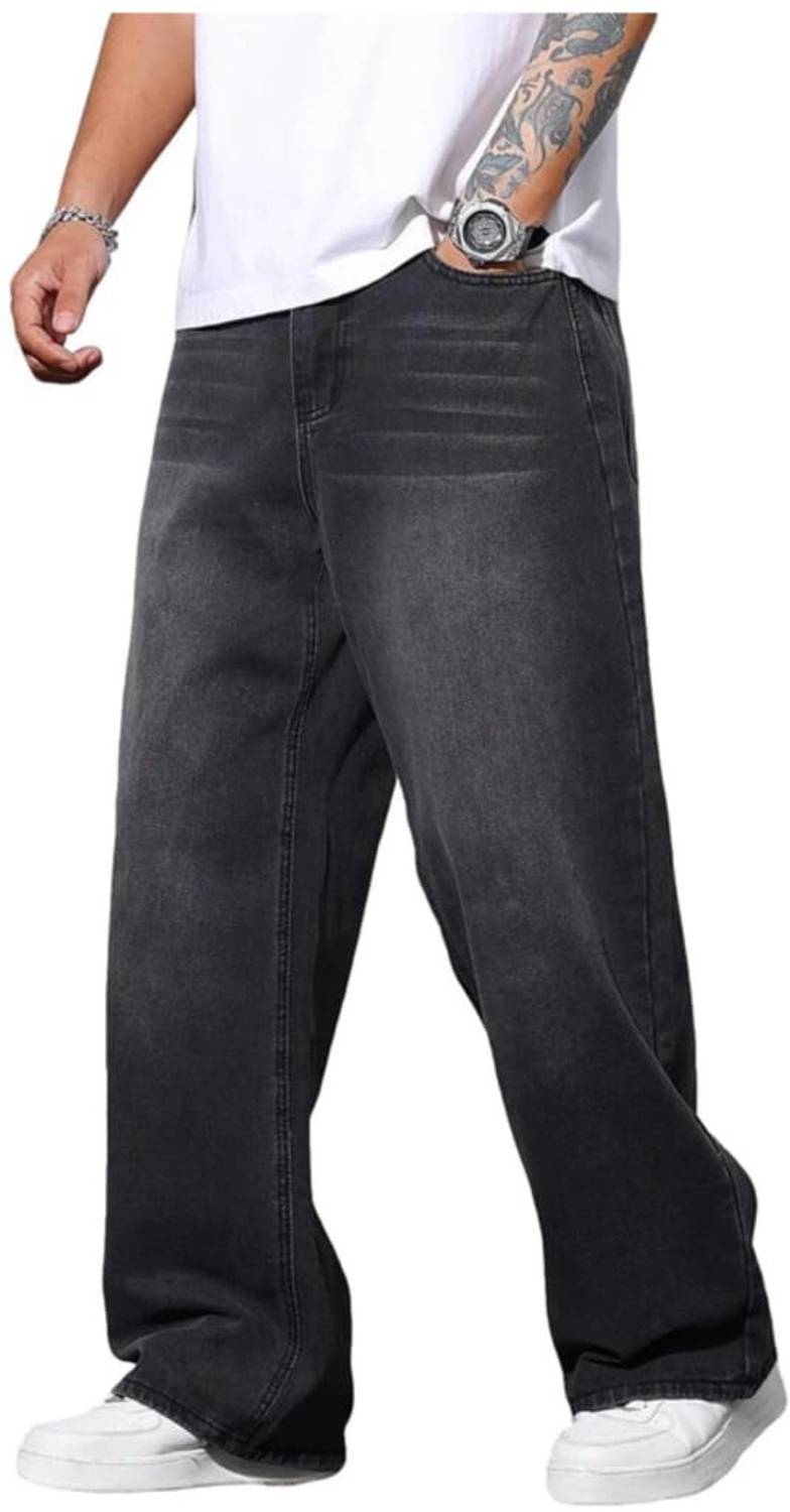 FOXIEFIT Relaxed Fit Men Dark Grey Jeans - Image 5