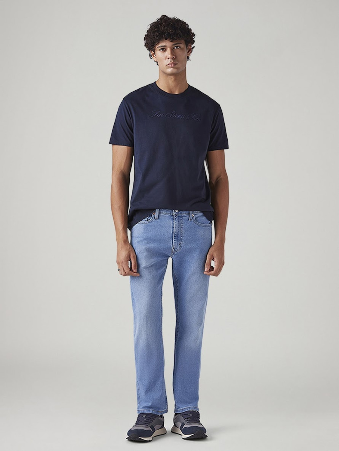 Image of LEVI'S Straight Fit Men Light Blue Jeans