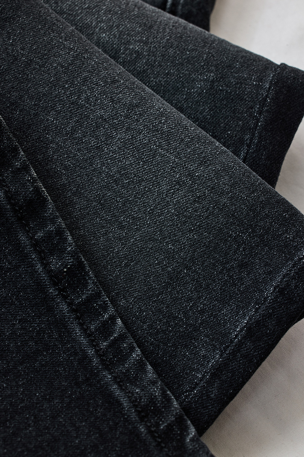 Image of Snitch Straight Fit Men Dark Grey Jeans