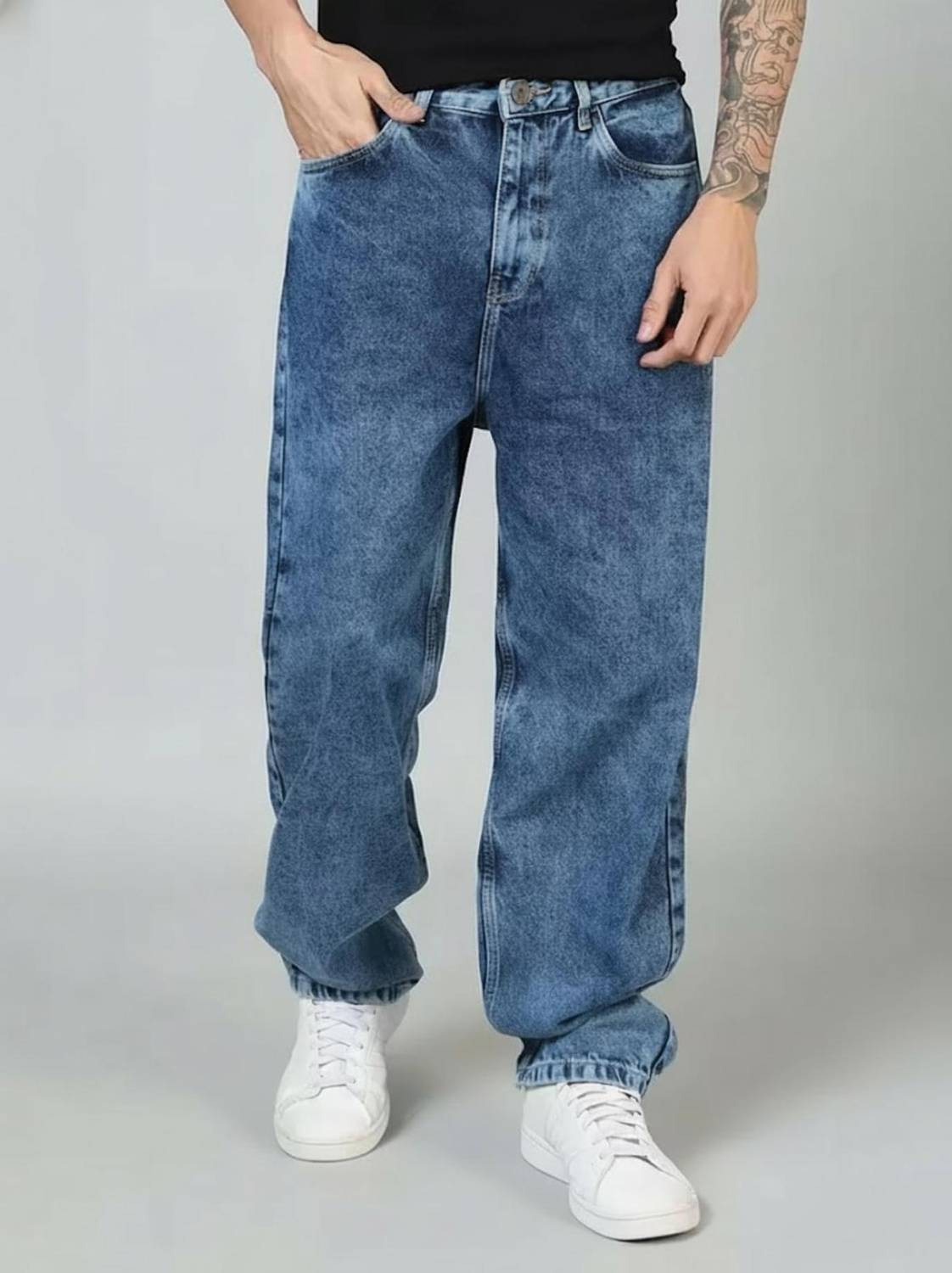 BREXX Loose Fit Men Blue Jeans - Image 1