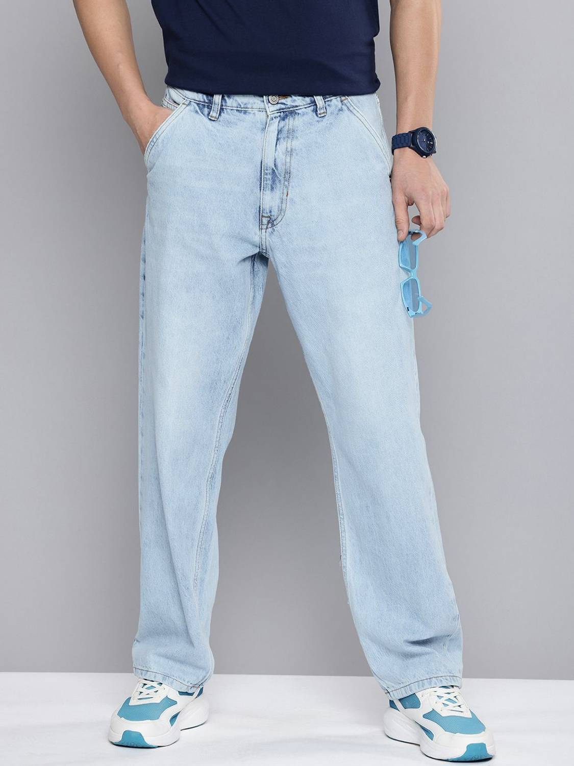 AEROPOSTALE Loose Fit Men Blue Jeans