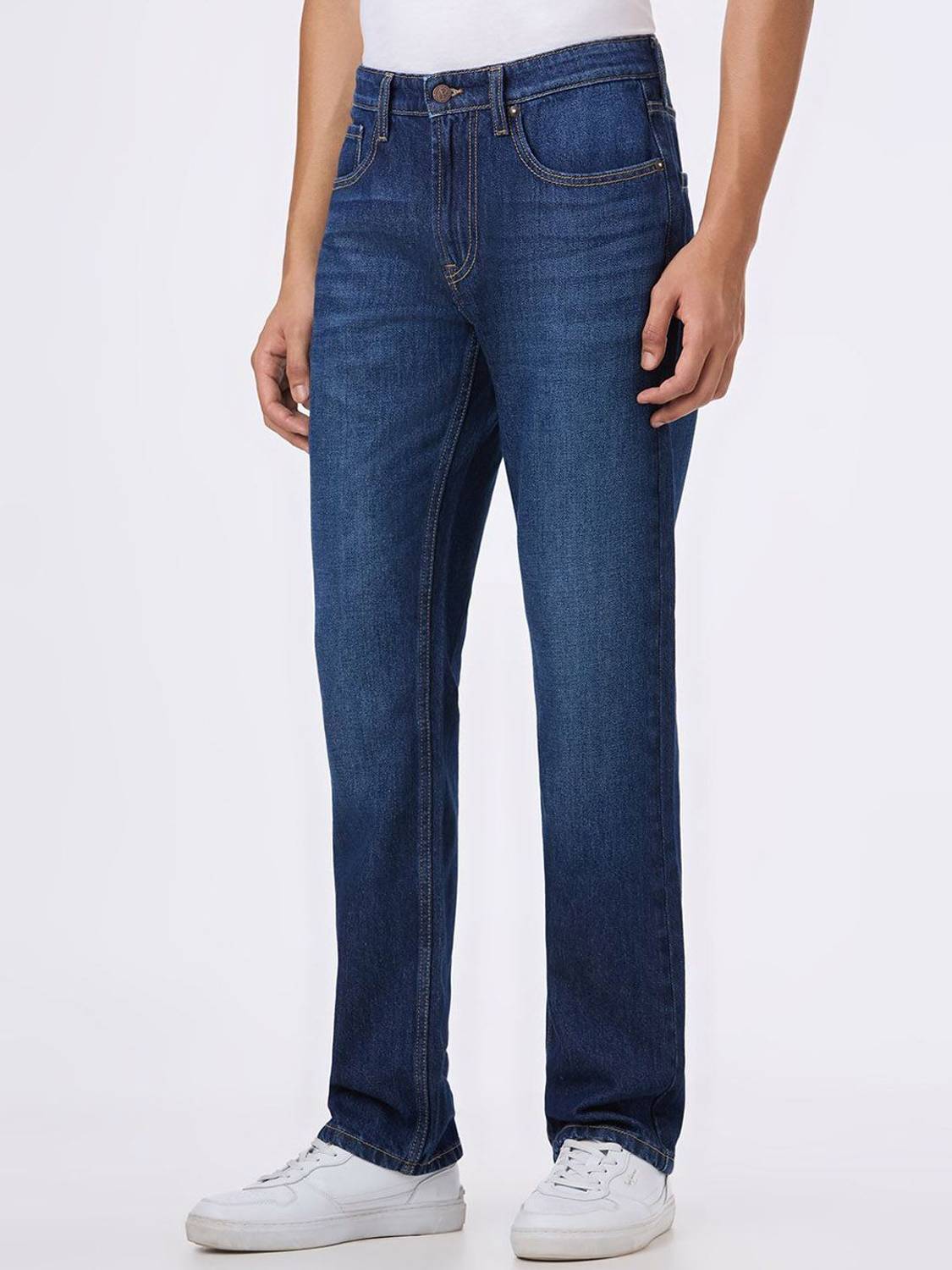 Pepe Jeans Straight Fit Blue Jeans - Image 2