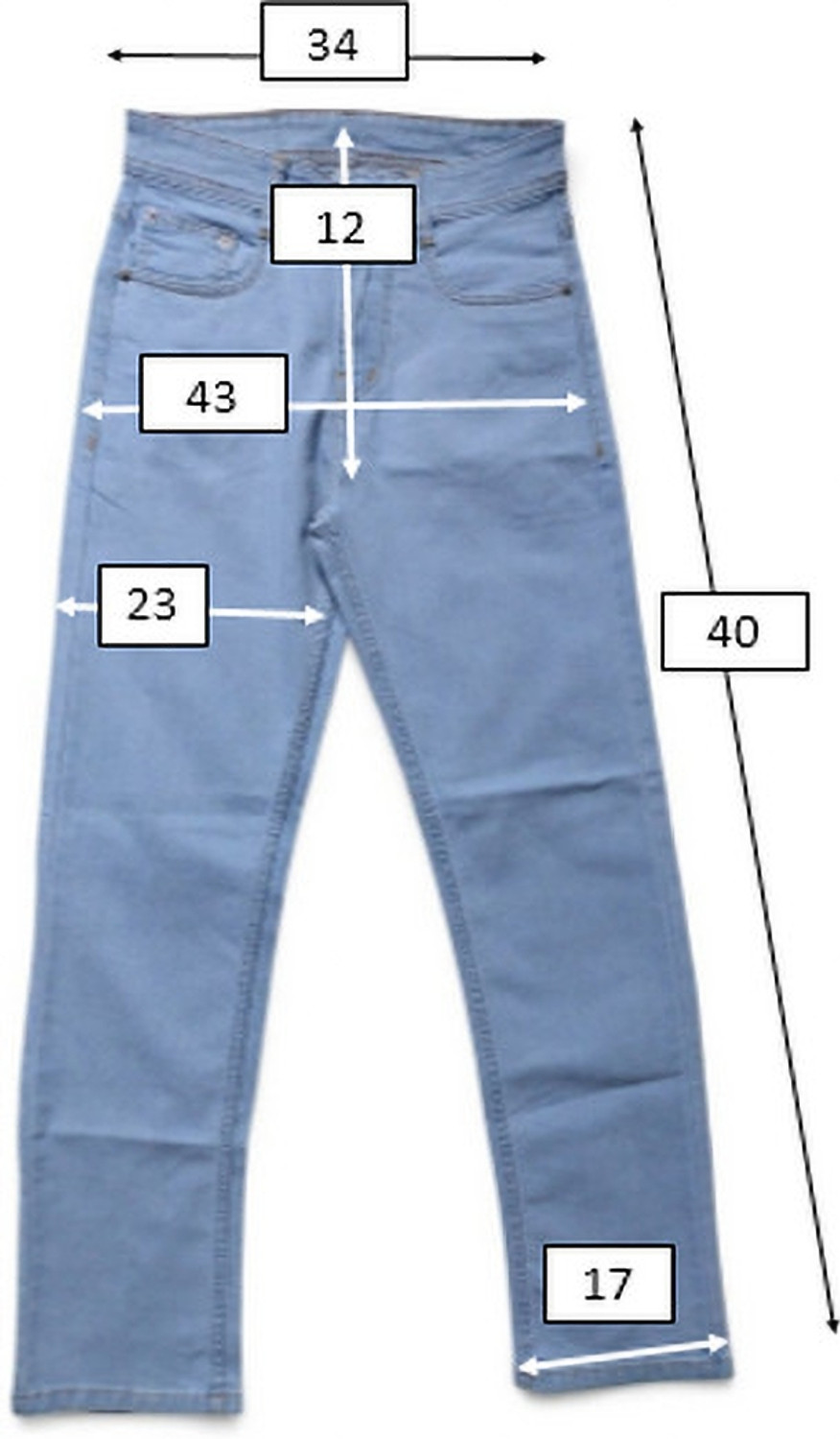 Image of KTKC Relaxed Fit Men Blue Jeans