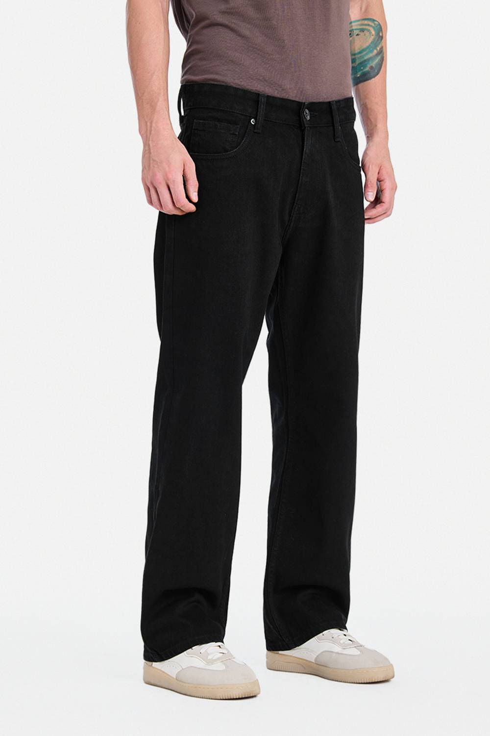 Snitch Black Straight Fit Men Jeans - Image 3