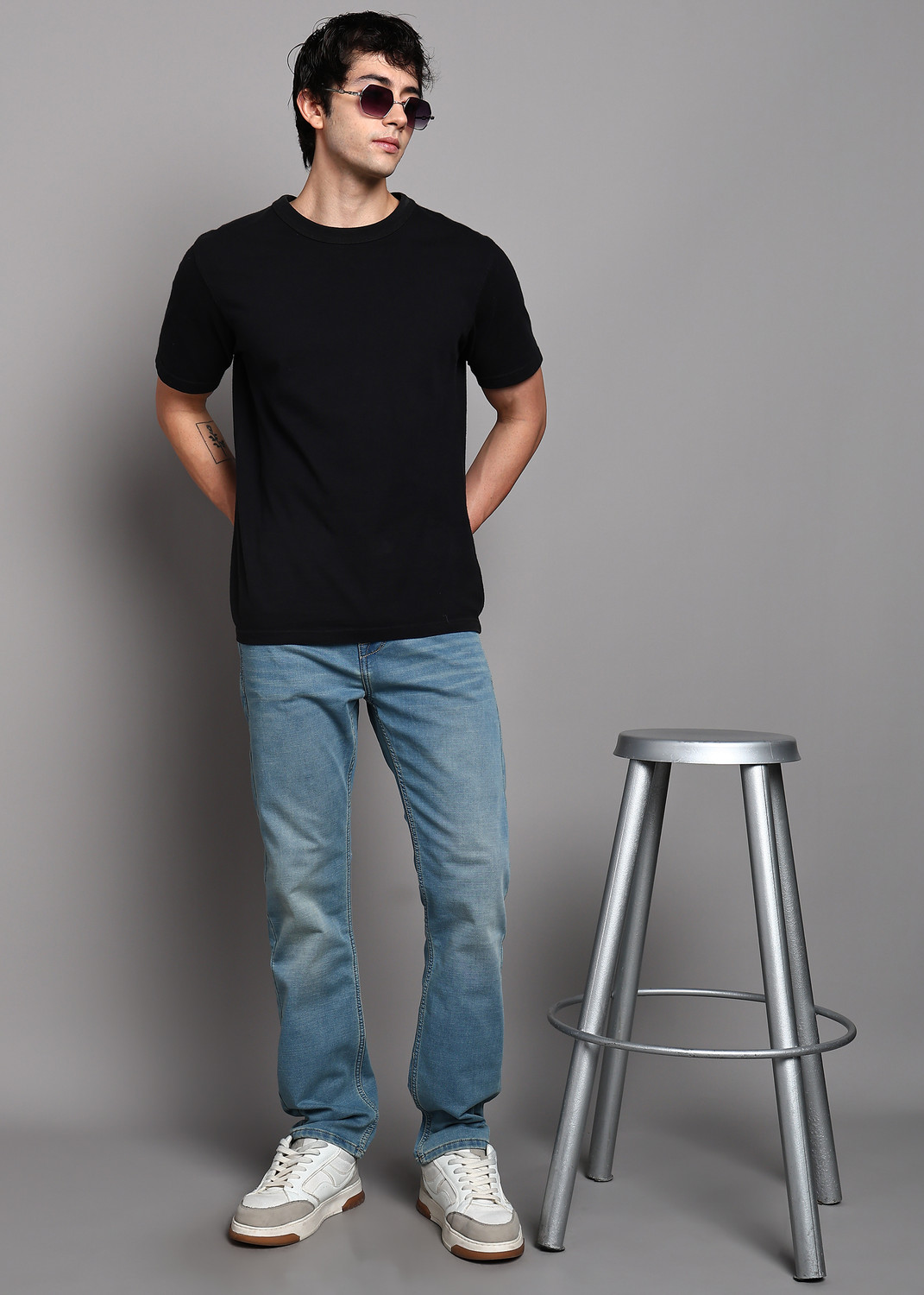 Image of KILLER Straight Fit Men Blue Jeans