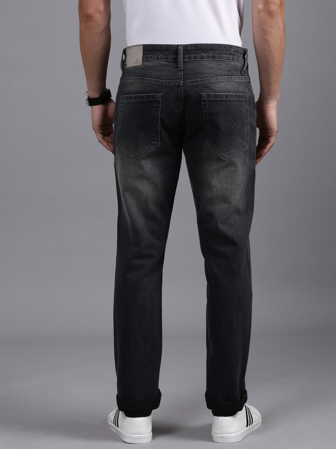 Image of WROGN Slim Men Dark Grey Jeans