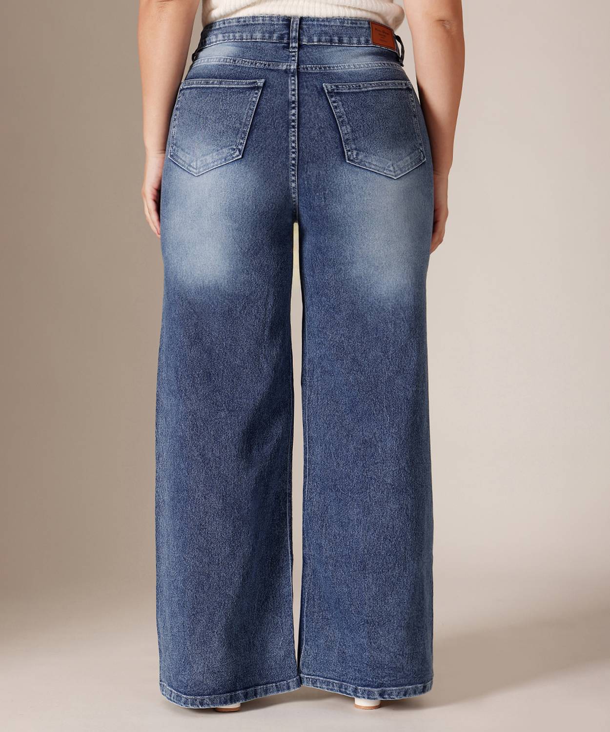 Miss Chase Wide Leg Women Blue Jeans - Image 5
