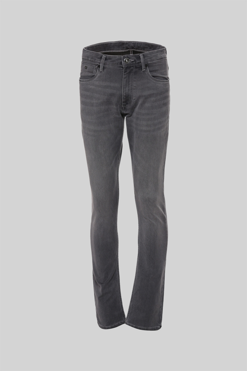 Image of PETER ENGLAND Tapered Fit Men Grey Jeans