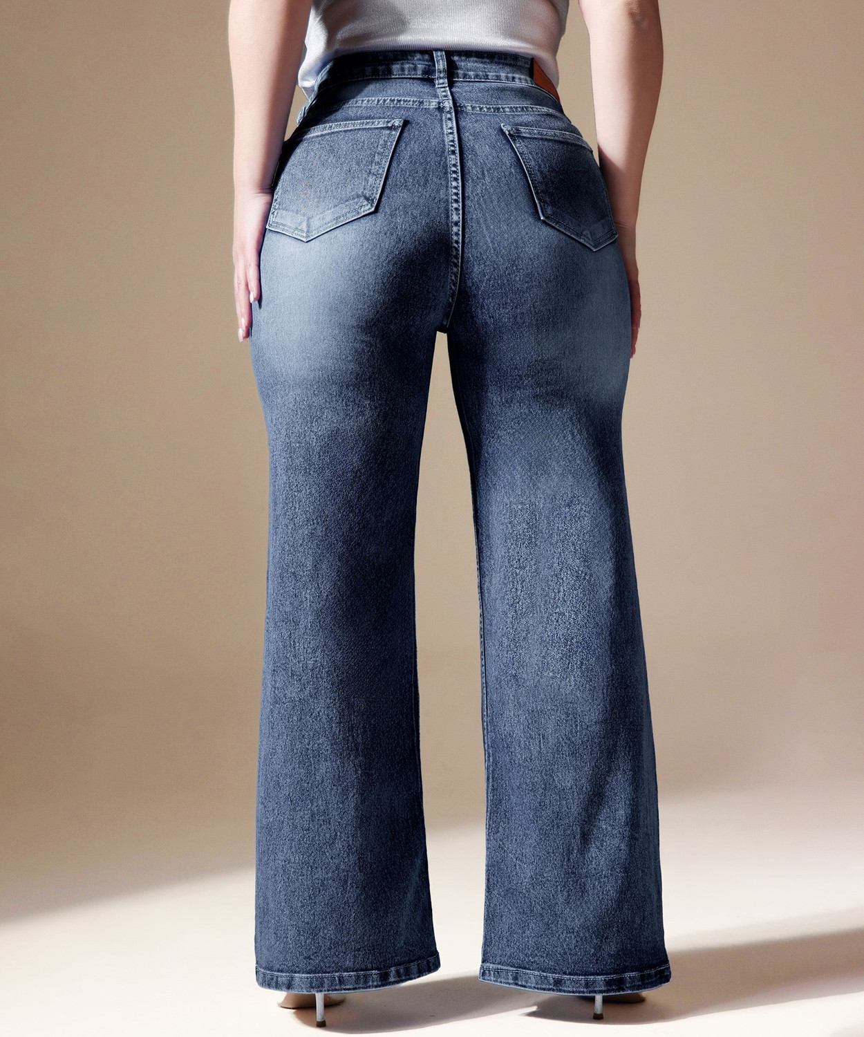 Image of Miss Chase Flared Women Blue Jeans
