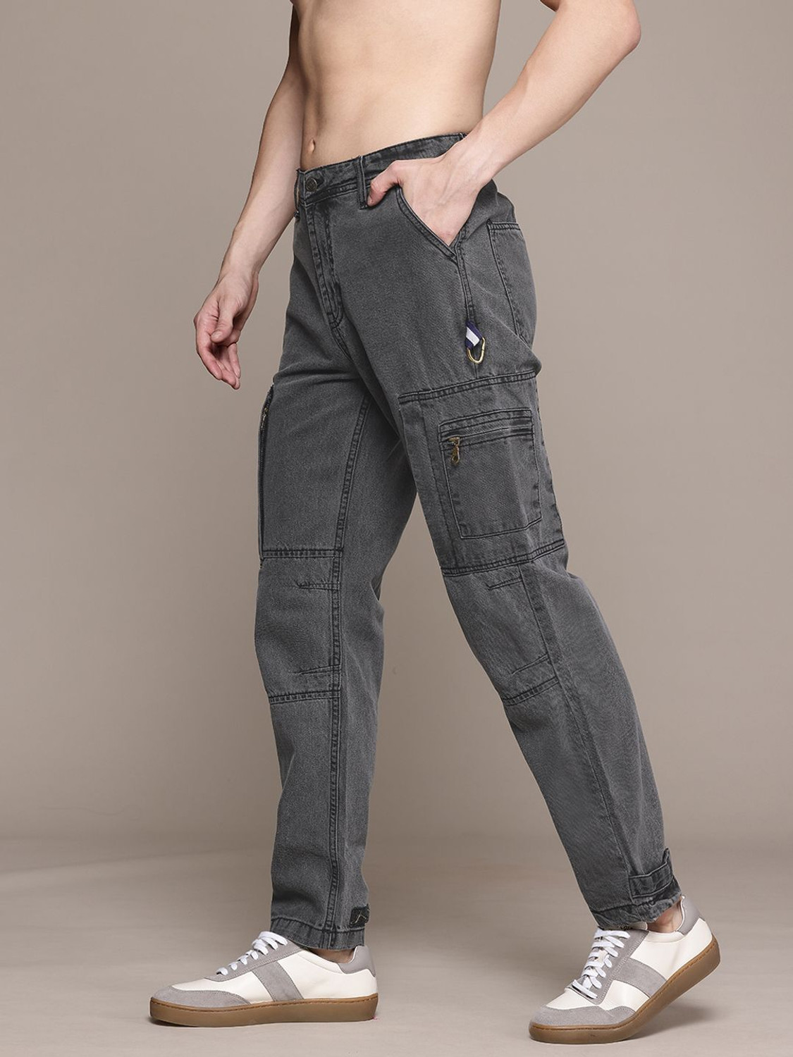 Image of Roadster Relaxed Fit Men Black Jeans