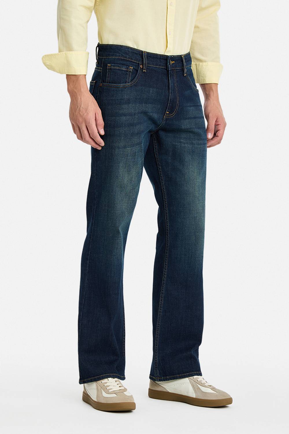 Snitch Boot-Leg Men Blue Jeans - Image 3