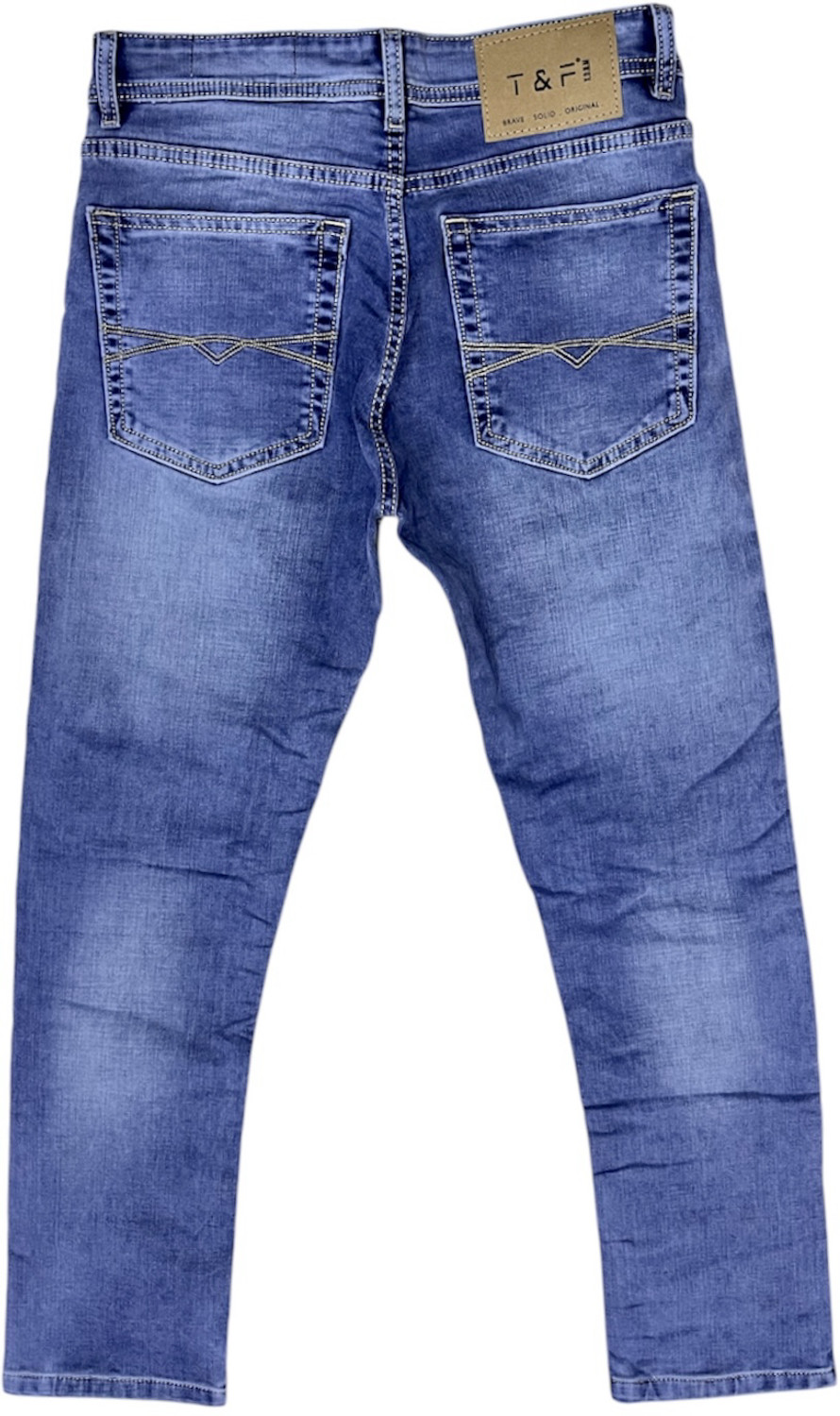 Image of T&F X.D.N.M Slim Men Blue Jeans
