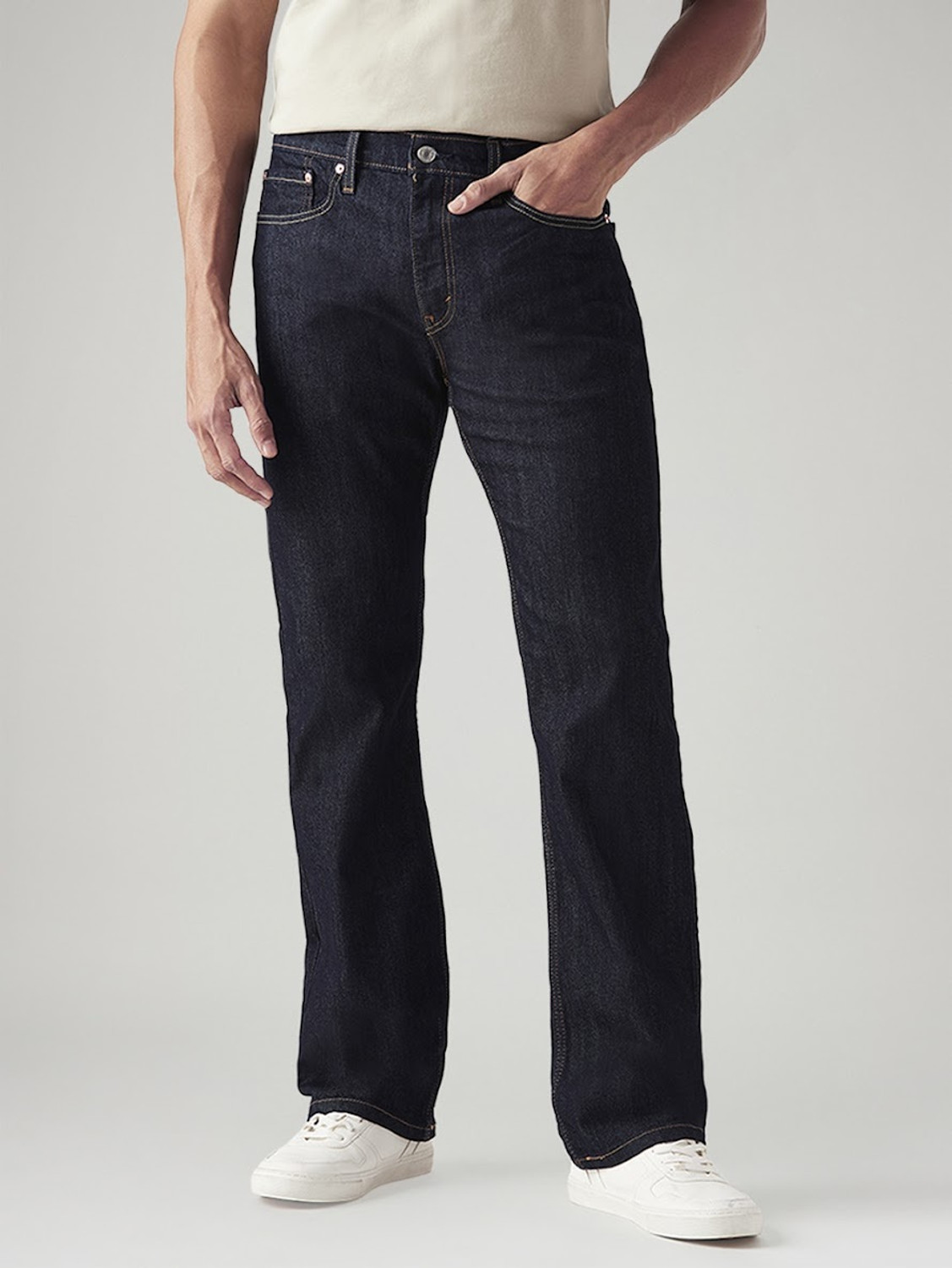 Image of LEVI'S Boot-Leg Men Dark Blue Jeans