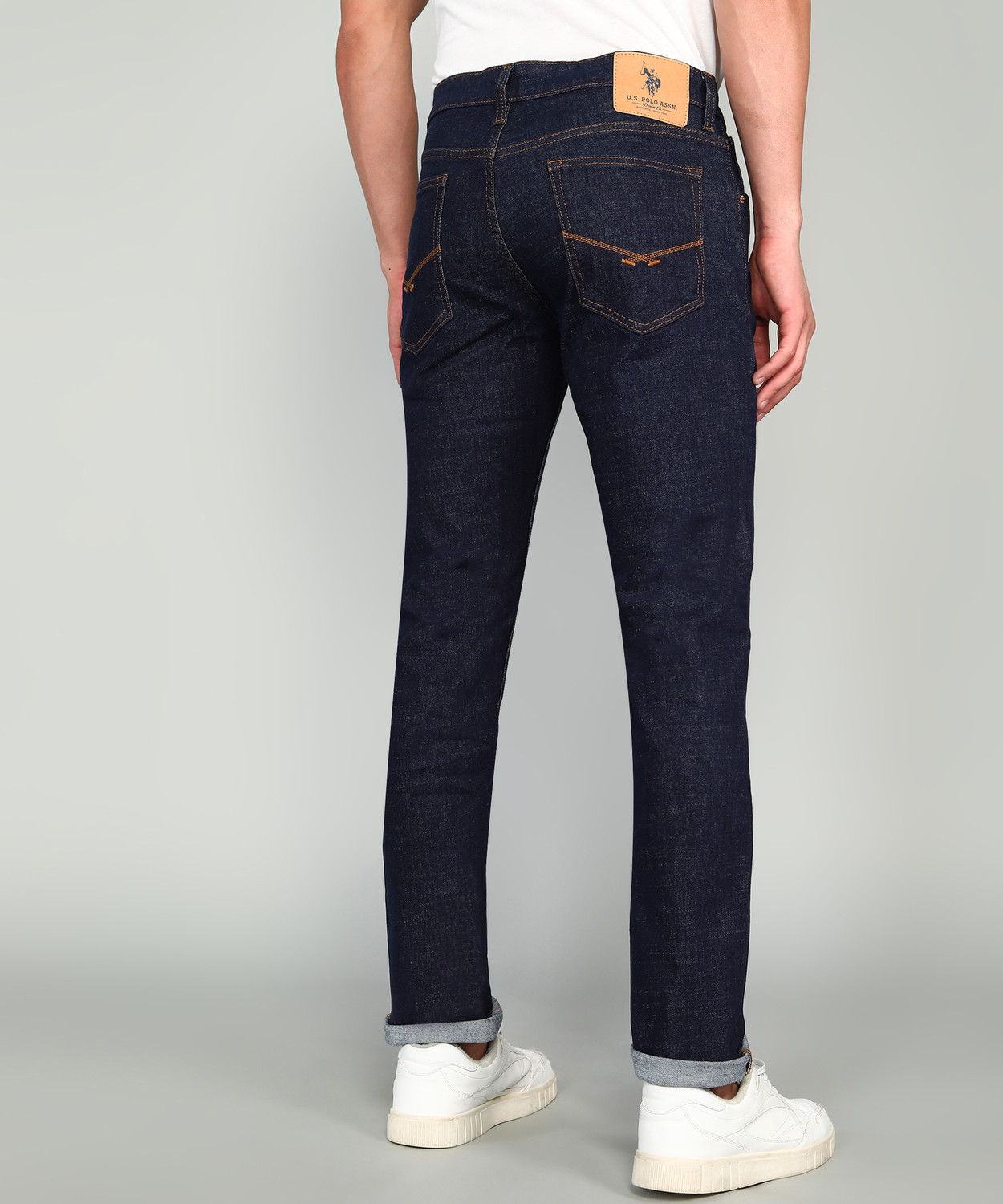 Image of U.S. POLO ASSN. Slim Men Blue Jeans