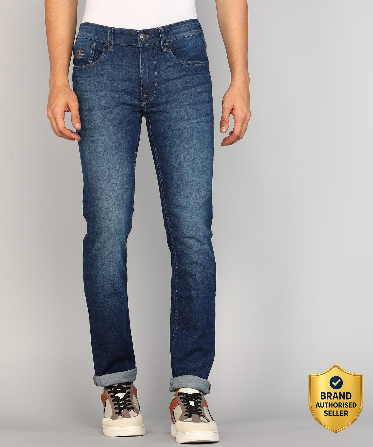 Image of U.S. POLO ASSN. Skinny Men Blue Jeans