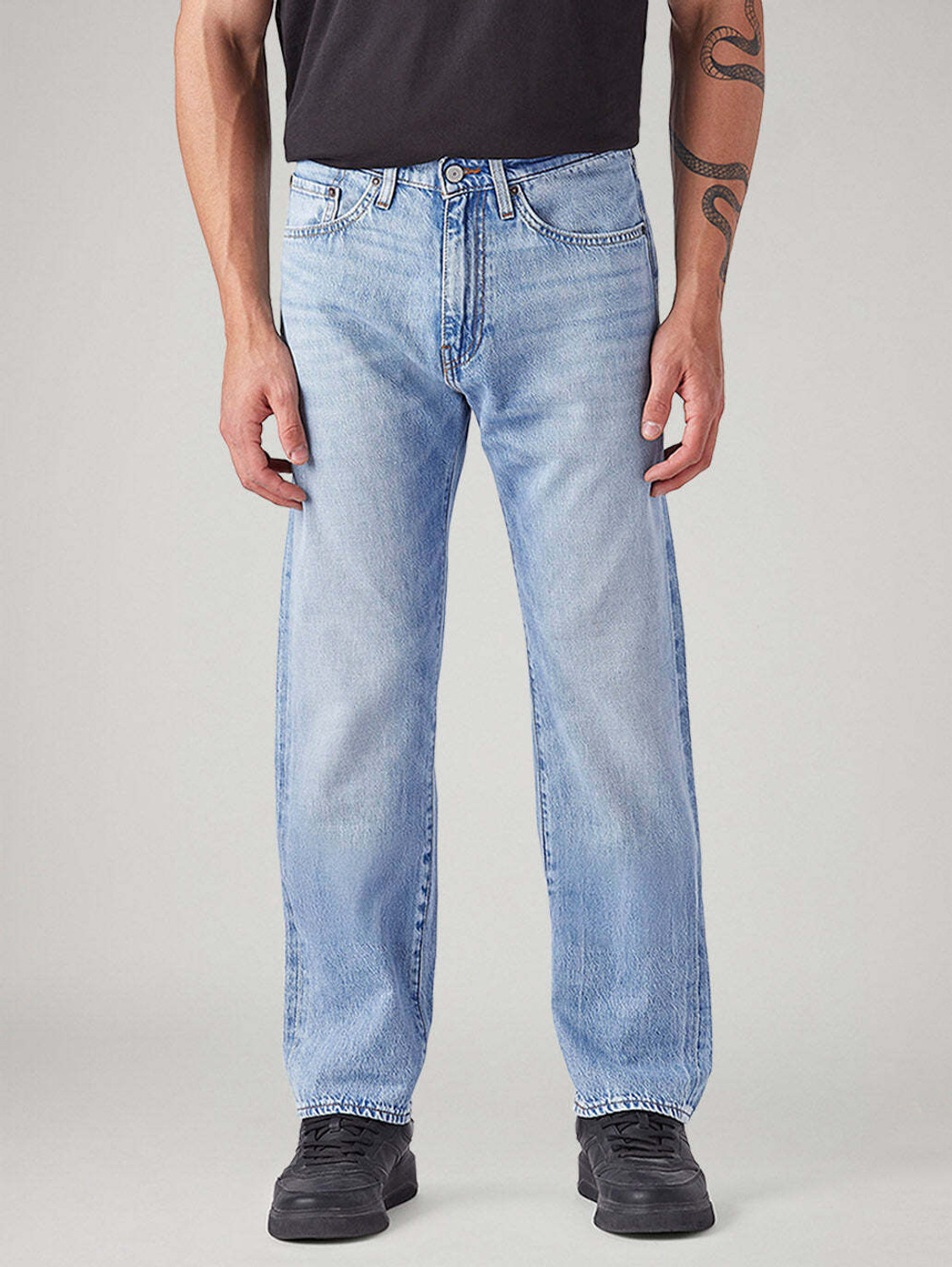 Image of LEVI'S Straight Fit Men Light Blue Jeans