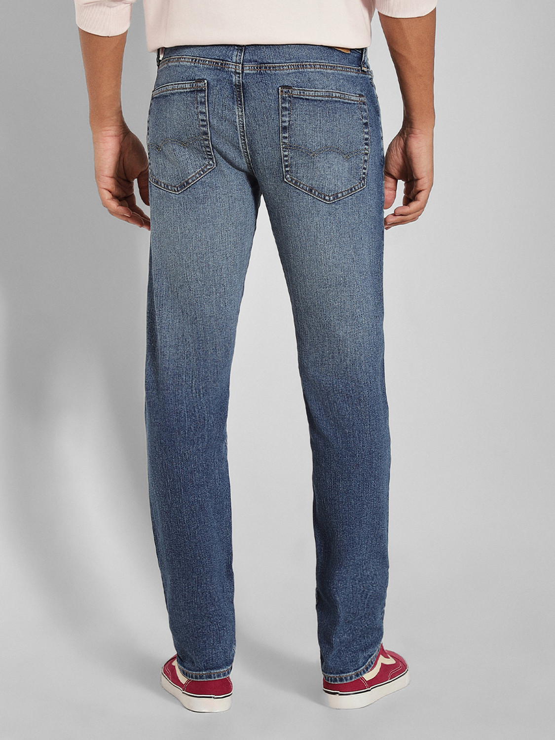 Image of American Eagle Outfitters Skinny Men Dark Blue Jeans
