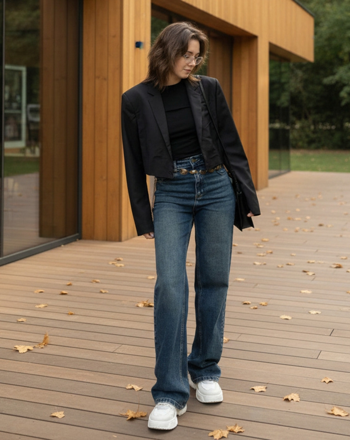Image of R.Code by The Roadster Life Co. Wide Leg Women Blue Jeans