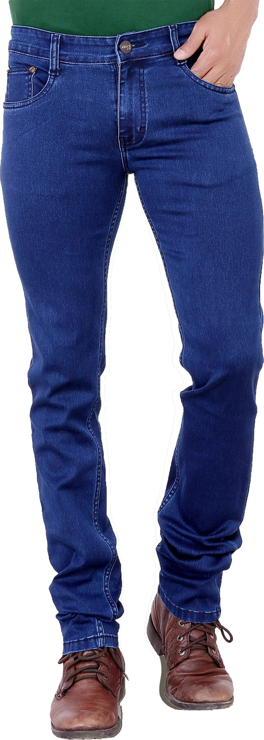 Image of AWACK Slim Men Blue Jeans