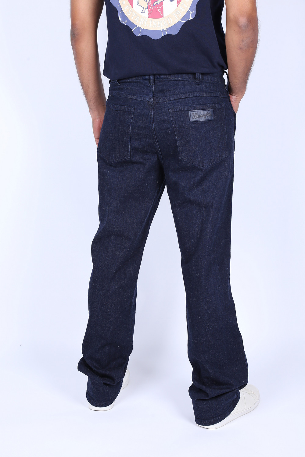 Image of Wrangler Skinny Men Blue Jeans