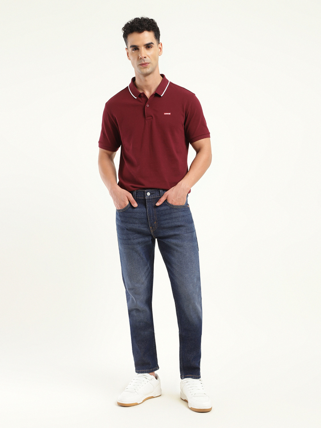 Image of LEVI'S 512 Tapered Fit Men Blue Jeans