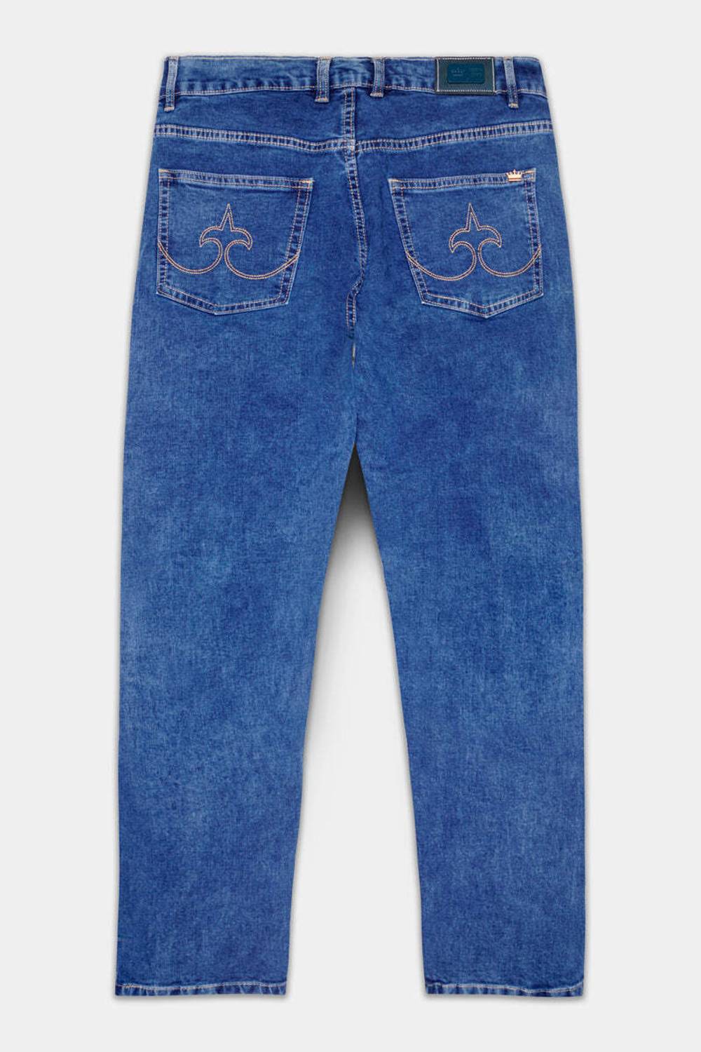 French Crown Regular Men Blue Jeans - Image 2