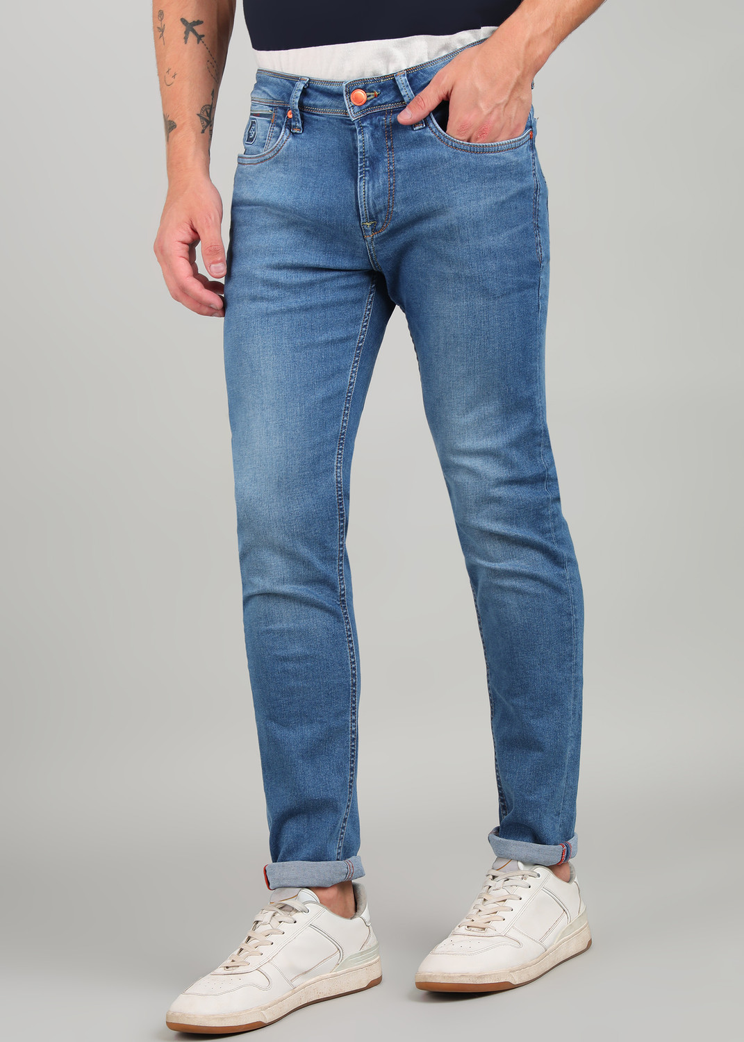 Image of KILLER Skinny Men Blue Jeans
