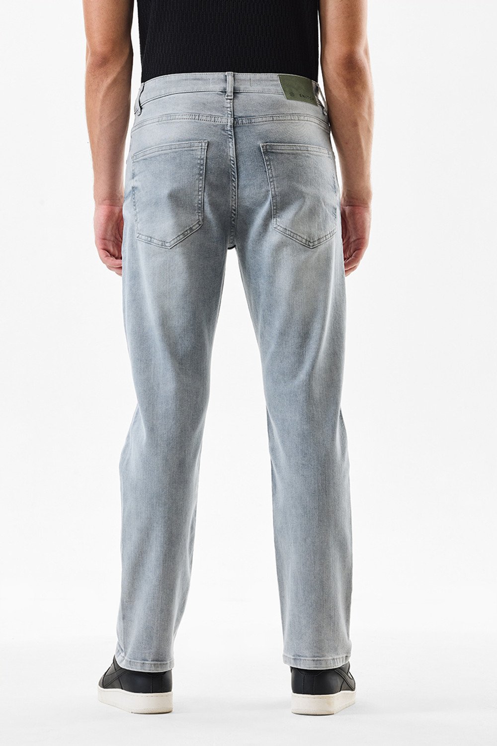 Image of Snitch Relaxed Fit Men Light Blue Jeans