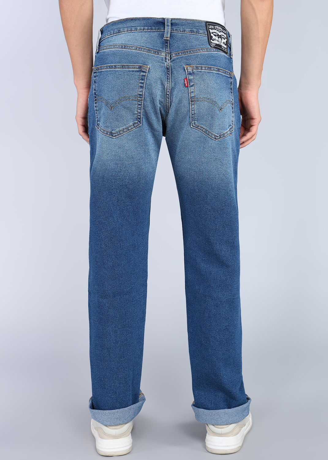 Image of LEVI'S Straight Fit Men Blue Jeans