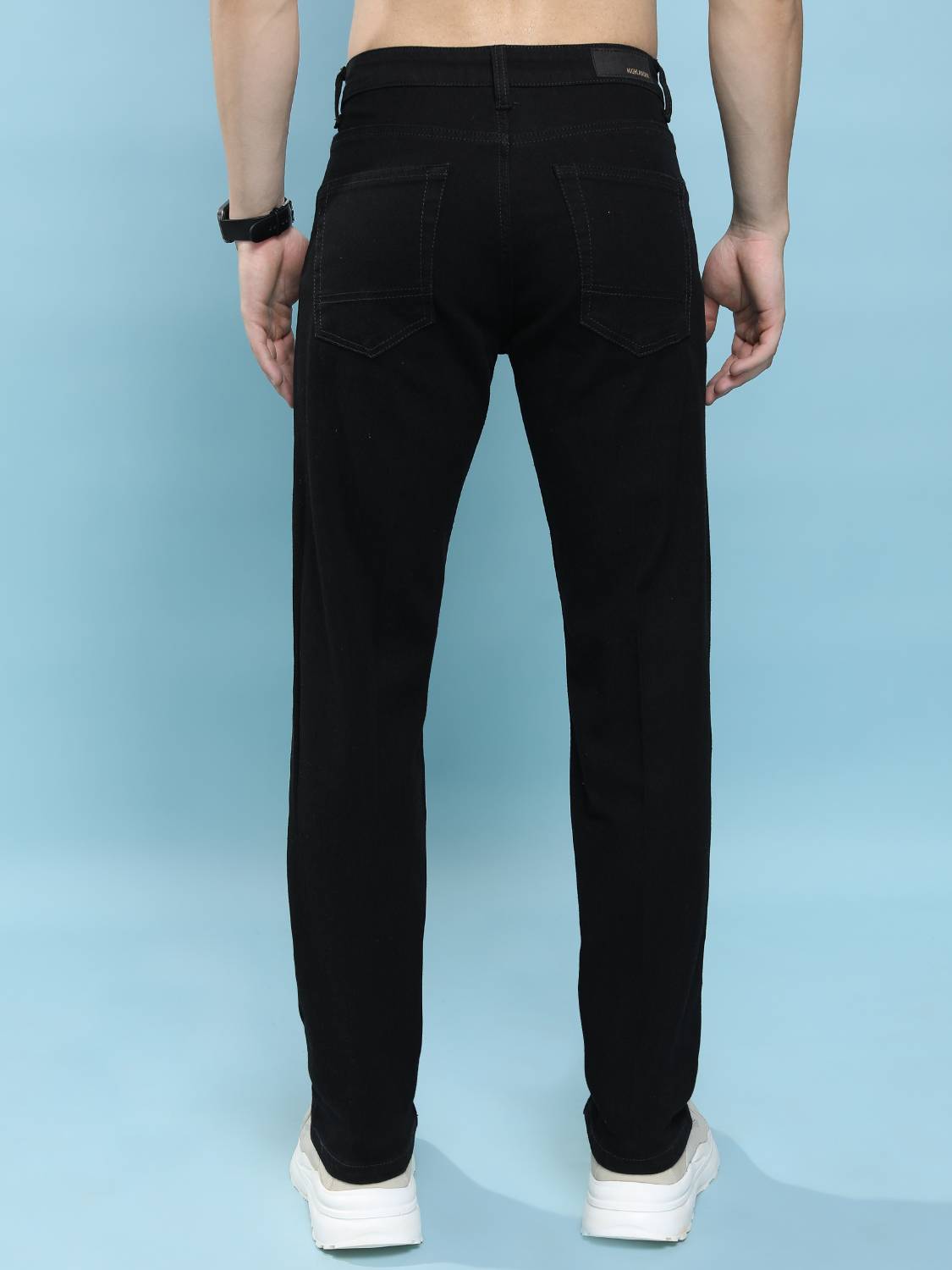HIGHLANDER Straight Fit Black Jeans - Image 2