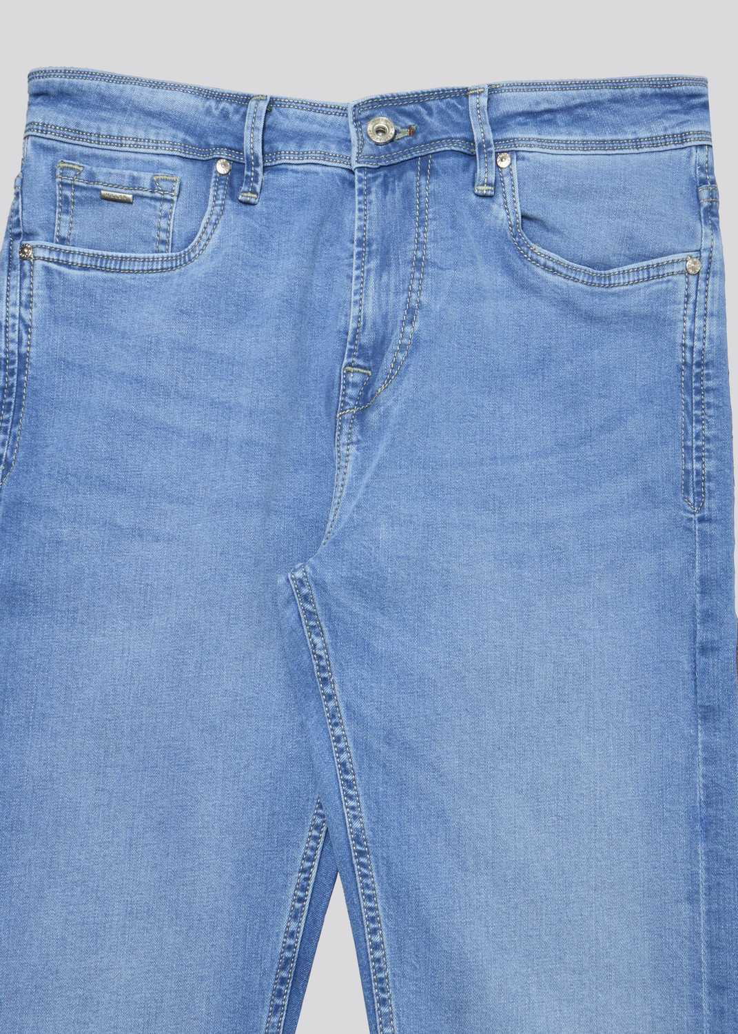 Image of KILLER Men Straight Fit Mid Rise Blue Jeans