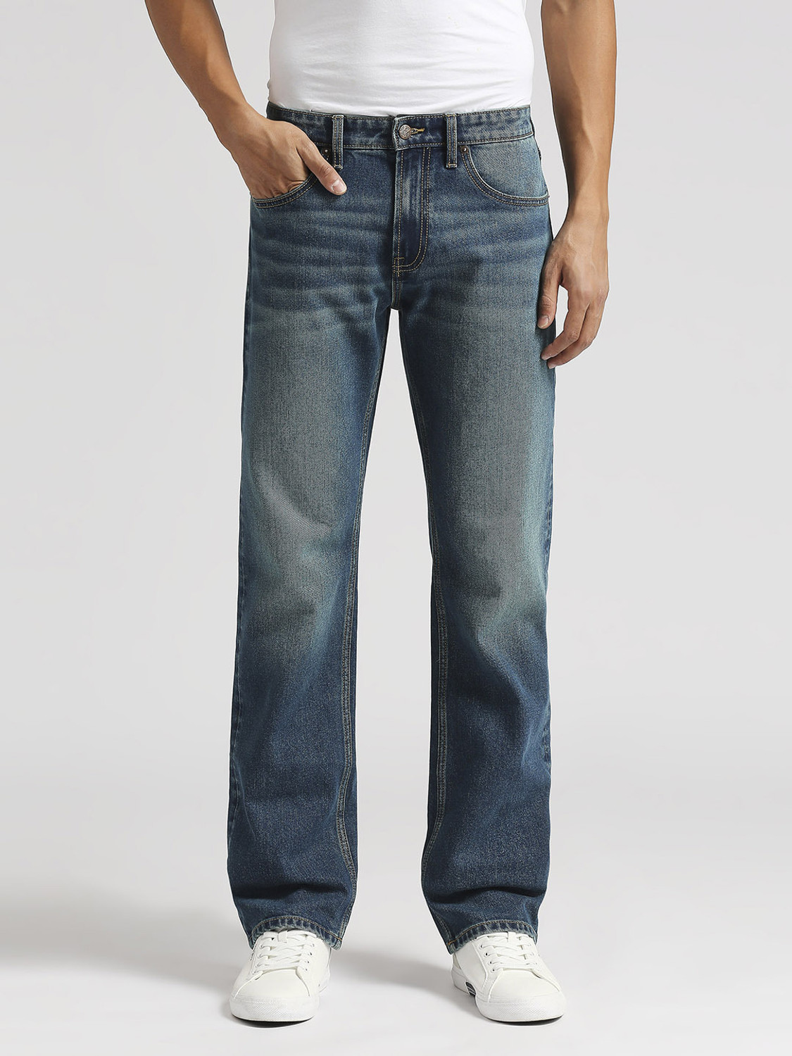 Image of Pepe Jeans Relaxed Fit Men Dark Blue Jeans