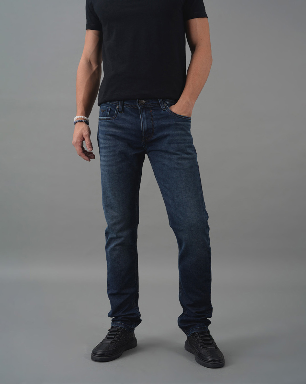 Image of ROOKIES Slim Men Blue Jeans