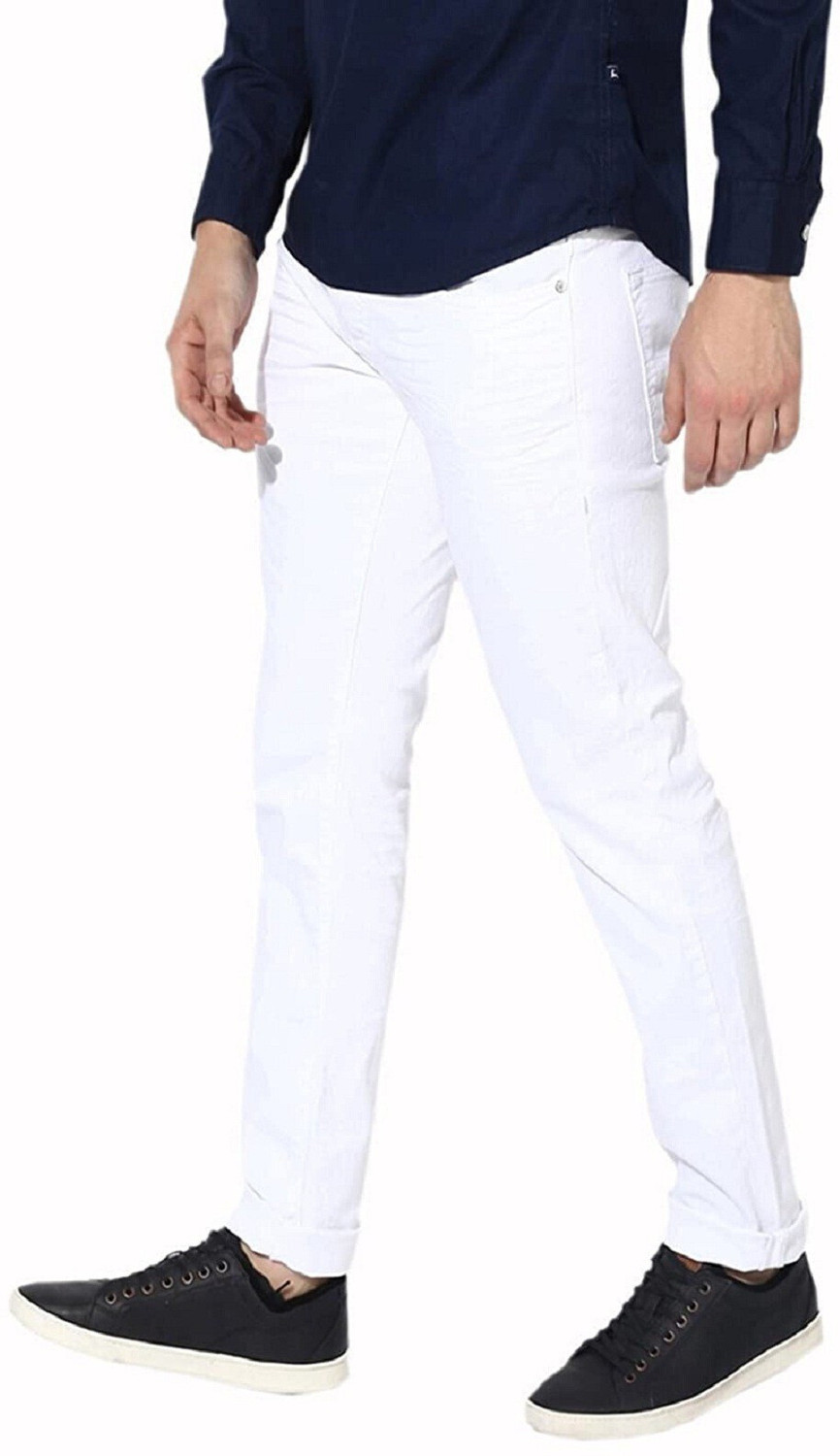 Image of Kimi Regular Men White Jeans