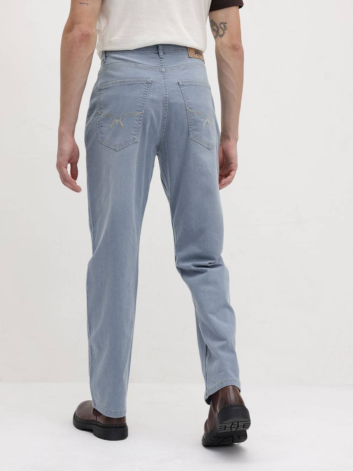Roadster Straight Fit Men Blue Jeans - Image 5
