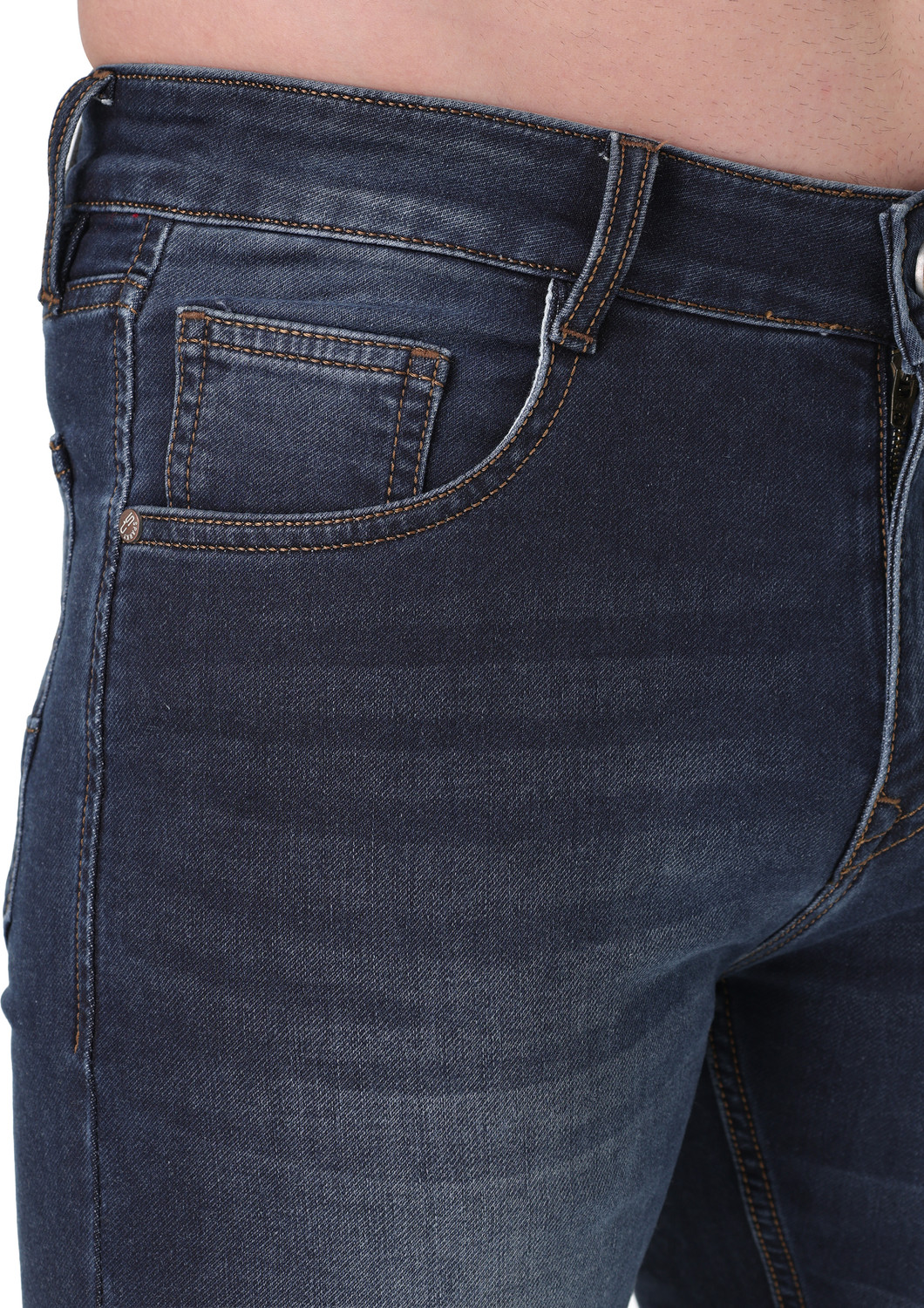 Image of SPARKY Slim Men Dark Blue Jeans