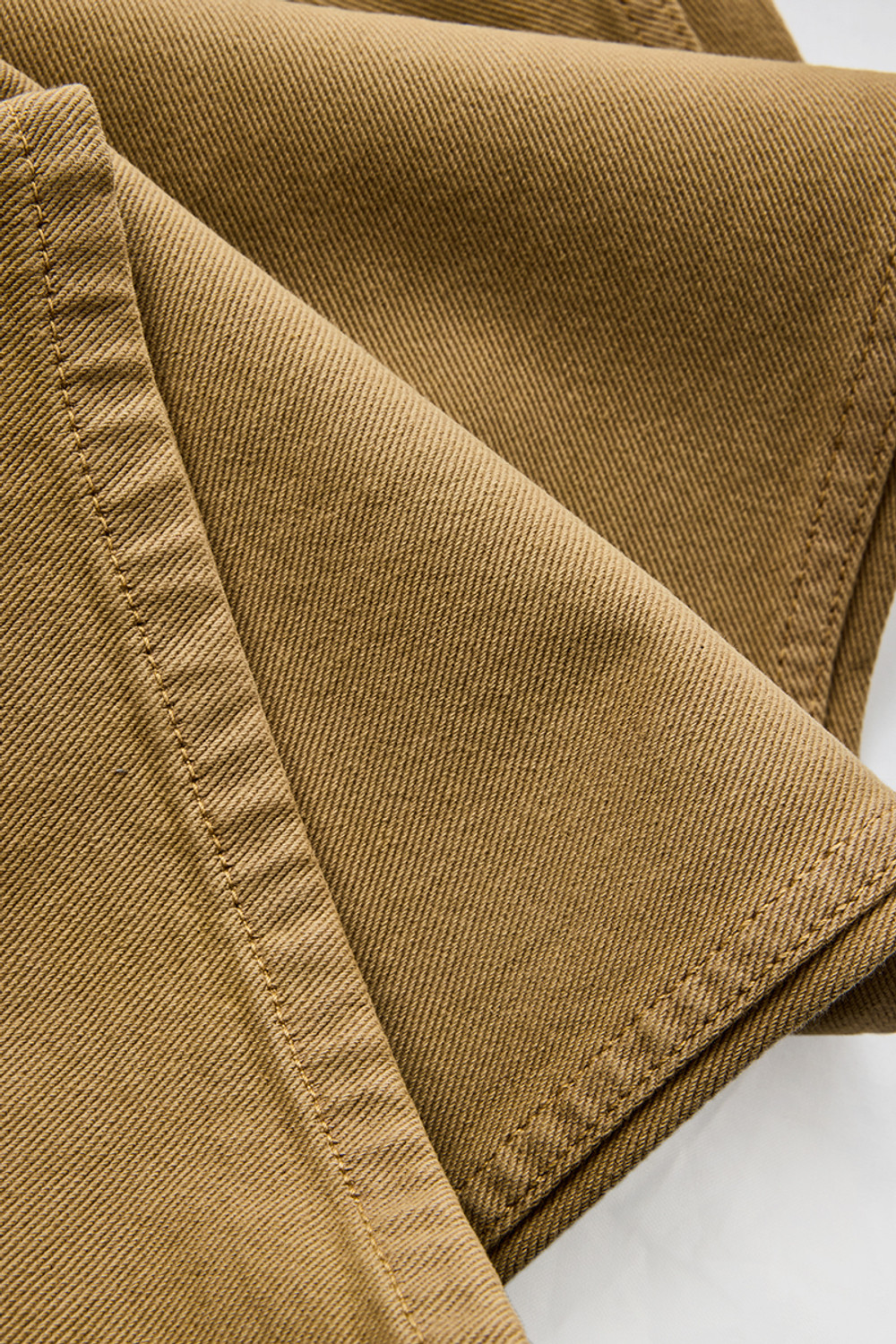 Image of Snitch Straight Fit Men Beige Jeans