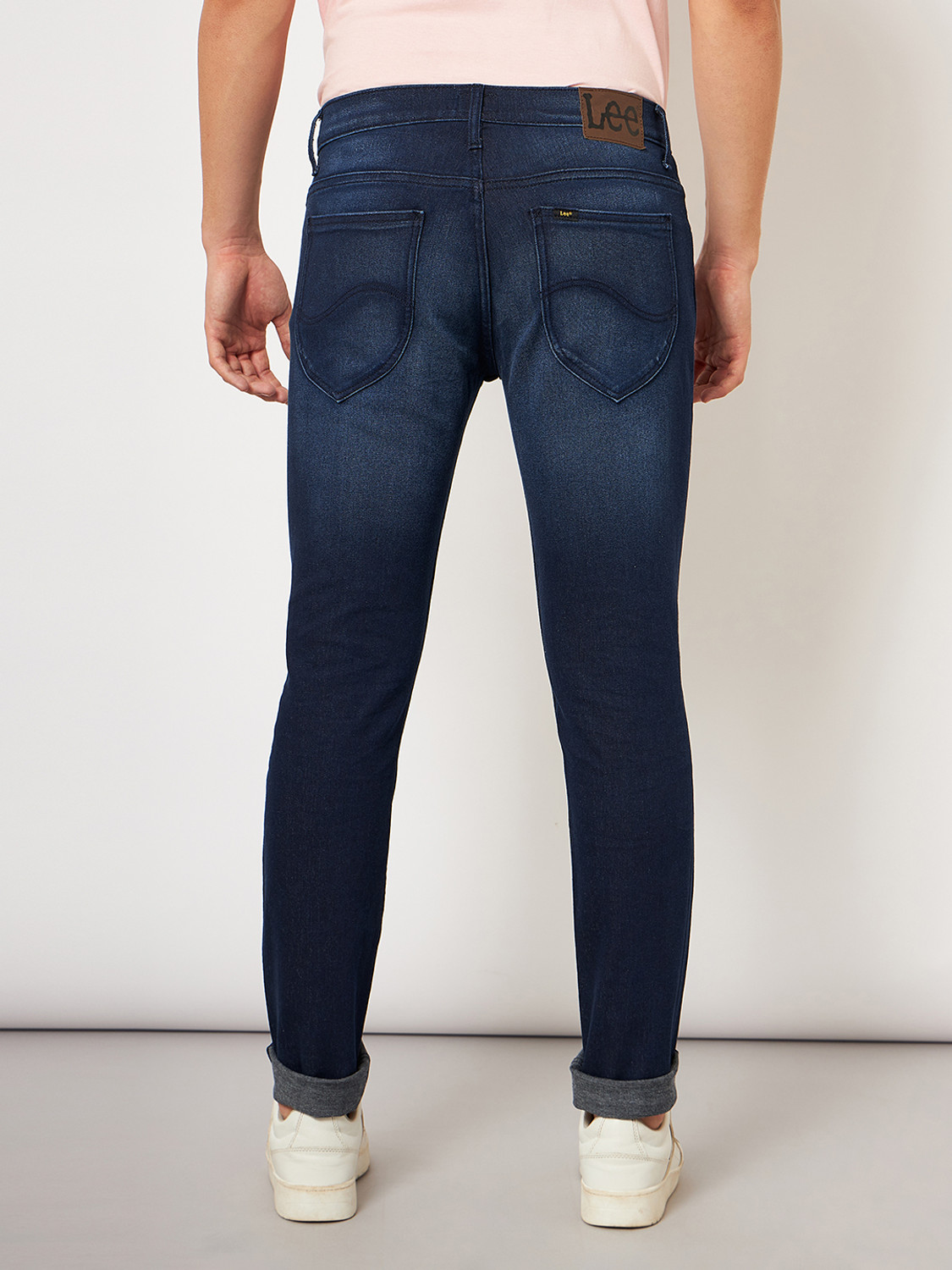 Image of LEE Slim Men Dark Blue Jeans