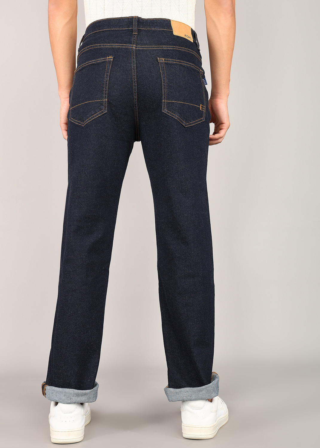 Image of AEROPOSTALE Regular Men Dark Blue Jeans