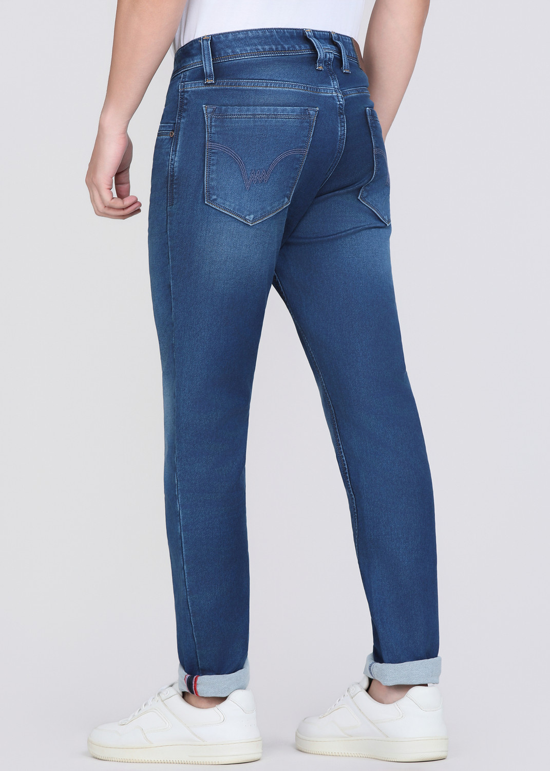Image of LAWMAN Skinny Men Blue Jeans